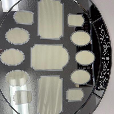 LOT 130: Crystal Lamp & Frames: 2003 Bombay (28x19) & Winterthur Exclusive (23x20)