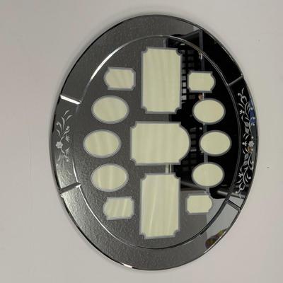 LOT 130: Crystal Lamp & Frames: 2003 Bombay (28x19) & Winterthur Exclusive (23x20)