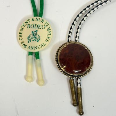 LOT 133: Bolo Ties: Seahorse, Pewter & More