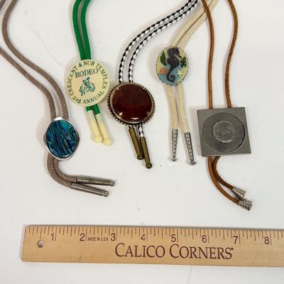 LOT 133: Bolo Ties: Seahorse, Pewter & More
