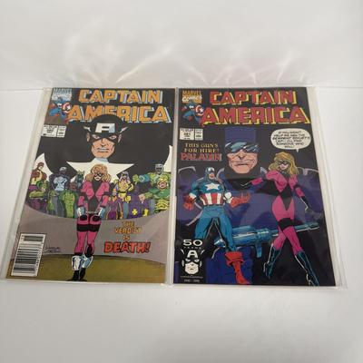 LOT 166: Bagged 1990's Captain America Comics