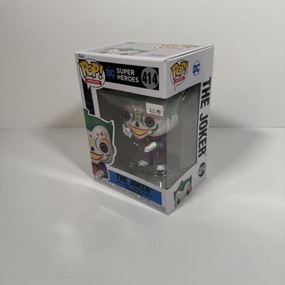 LOT 172: Two DC Funko Pops: The Joker (414) & Bloodsport (1109)