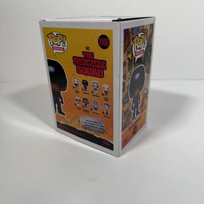 LOT 172: Two DC Funko Pops: The Joker (414) & Bloodsport (1109)