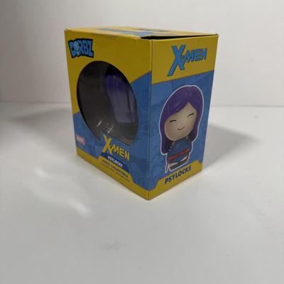 LOT 173: Four Marvel Funko Pops: Rintrah (1004), He Who Remains (1062), Medieval Vulture (1230), & X-Men Psylocke DORBZ (216)