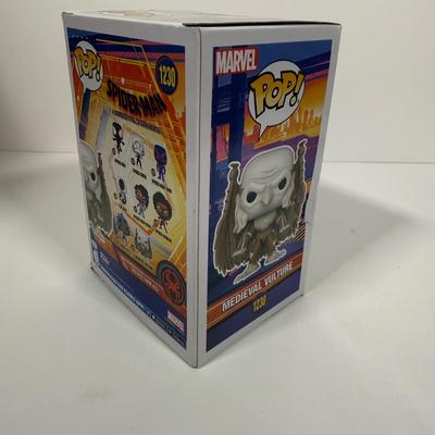 LOT 173: Four Marvel Funko Pops: Rintrah (1004), He Who Remains (1062), Medieval Vulture (1230), & X-Men Psylocke DORBZ (216)