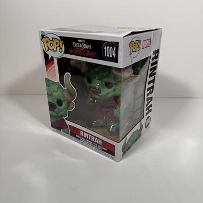 LOT 173: Four Marvel Funko Pops: Rintrah (1004), He Who Remains (1062), Medieval Vulture (1230), & X-Men Psylocke DORBZ (216)