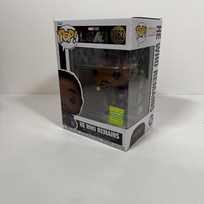 LOT 173: Four Marvel Funko Pops: Rintrah (1004), He Who Remains (1062), Medieval Vulture (1230), & X-Men Psylocke DORBZ (216)