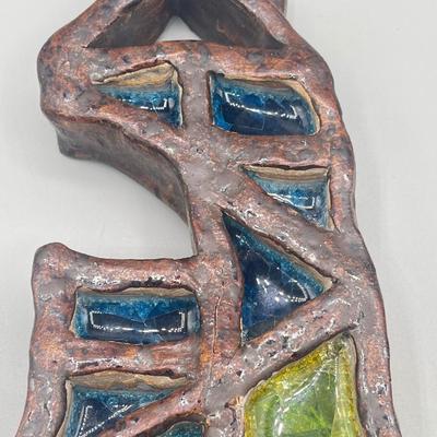 LOT 183: The Mouse and The House - Carved Wooden Mounted Mouse Statue and Heavy Ceramic House Statue