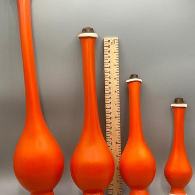 LOT 184: Awesome Mid Century Modern Genie Bottle Wall Hangings