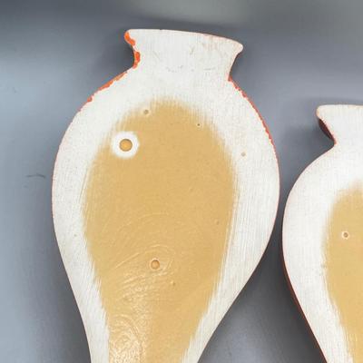 LOT 184: Awesome Mid Century Modern Genie Bottle Wall Hangings