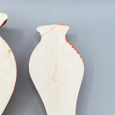 LOT 184: Awesome Mid Century Modern Genie Bottle Wall Hangings