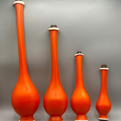 LOT 184: Awesome Mid Century Modern Genie Bottle Wall Hangings