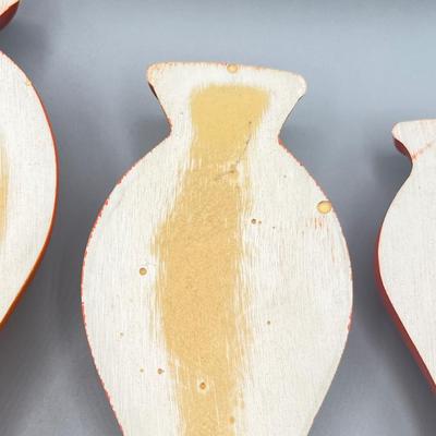 LOT 184: Awesome Mid Century Modern Genie Bottle Wall Hangings