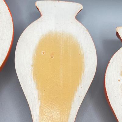 LOT 184: Awesome Mid Century Modern Genie Bottle Wall Hangings