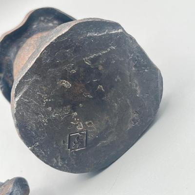 LOT 187: Vintage Holly City Forgery Wrought Iron Rose by Jack Lupton