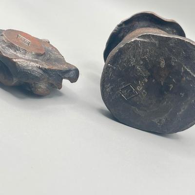 LOT 187: Vintage Holly City Forgery Wrought Iron Rose by Jack Lupton