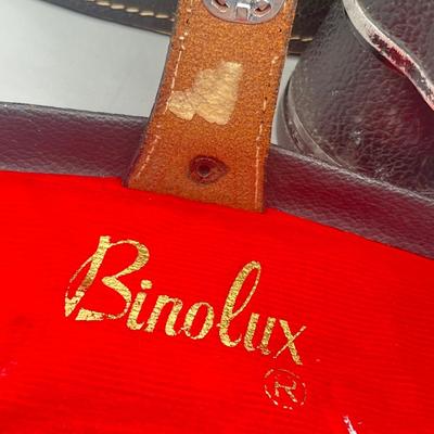 LOT 188: Vintage Binolux Binoculars With Case