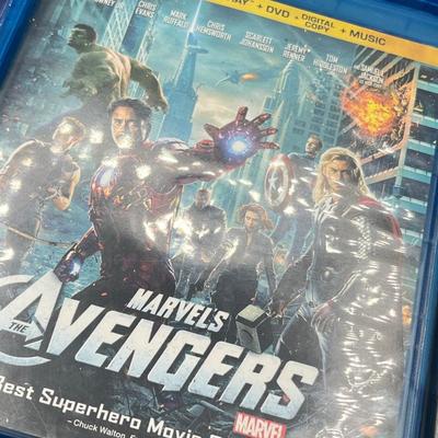 LOT 193: Marvel Blu-Ray DVD Collection - Avengers, Antman, Guardians of the Galaxy and More