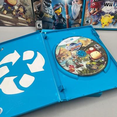 LOT 194: Wii-U Game Collection - Super Mario Bros, Lego Avengers, Super Smash Bros and More