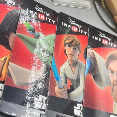 LOT 195: Star Wars Disney Infinity Figures and Accessories