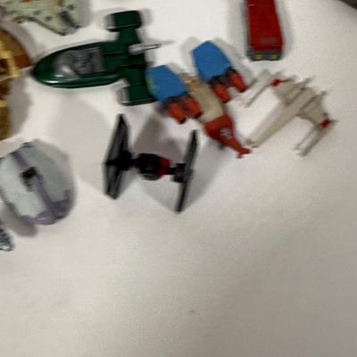 LOT 202: Star Wars Collectibles - Miniature Figures / Ships and More