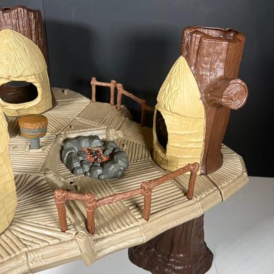 LOT 218: Vintage Star Wars Ewok Village