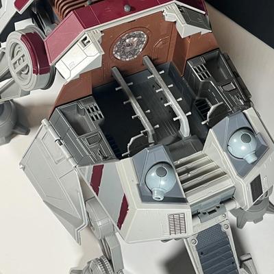 LOT 219: HUGE Star Wars Prequels AT-TE Walker Troop Carrier Toy