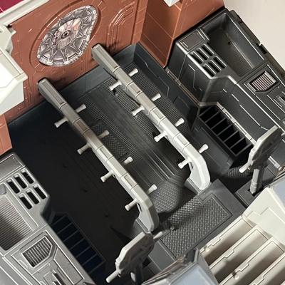 LOT 219: HUGE Star Wars Prequels AT-TE Walker Troop Carrier Toy