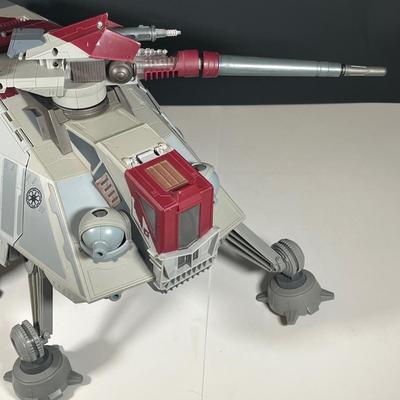 LOT 219: HUGE Star Wars Prequels AT-TE Walker Troop Carrier Toy