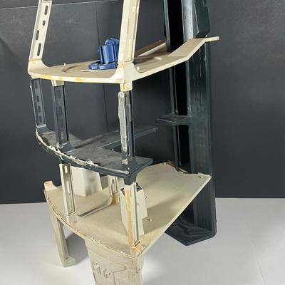 LOT 220: Vintage Star Wars Death Star Playset - For Repair or Parts Including Dianoga Trash Compactor Monster