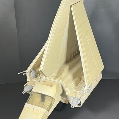 LOT 222: Vintage Star Wars Imperial Shuttle Toy