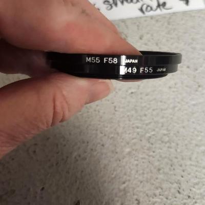 Sale Photo Thumbnail #936: Misc lot of adapters and filters of different sizes. Fits small flat rate box