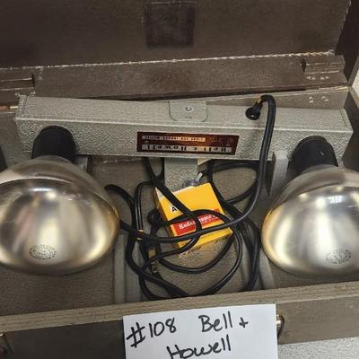 Sale Photo Thumbnail #980: Bell and Howell light kit in case.