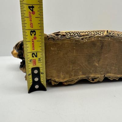 Gold-Tone “Eight Immortals on Dragon Boat” Figurine