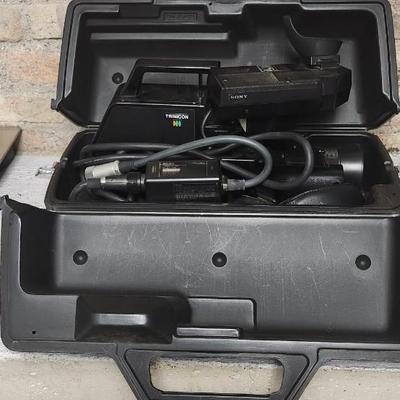 Sale Photo Thumbnail #1011: Sony Trinicon video camera in case