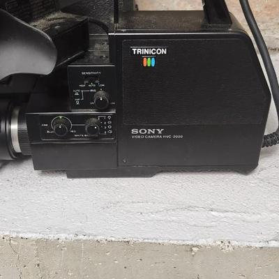 Sale Photo Thumbnail #1005: Sony Trinicon video camera in case