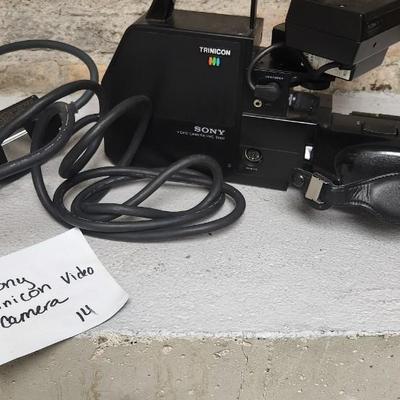 Sale Photo Thumbnail #1006: Sony Trinicon video camera in case