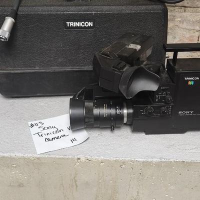 Sale Photo Thumbnail #1003: Sony Trinicon video camera in case