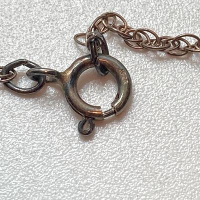 LOT 401: Sterling Jewelry - Cubic Zirconia Ring Sz 7.5, Pendant Necklace 18" and Bracelet 8"