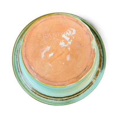 Frankoma 6VS Bowl Green Prairie Glazed - Pristine!