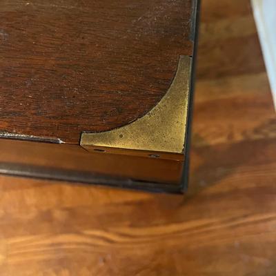 Drexel Heritage Campaign Style Side Table (B1-BC)
