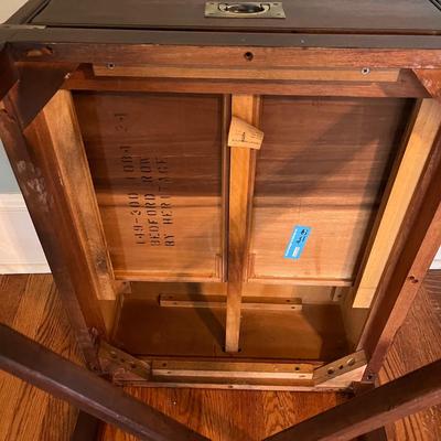 Drexel Heritage Campaign Style Side Table (B1-BC)