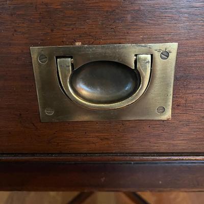 Drexel Heritage Campaign Style Side Table (B1-BC)