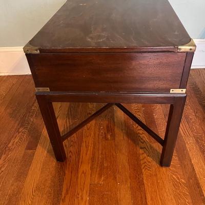 Drexel Heritage Campaign Style Side Table (B1-BC)