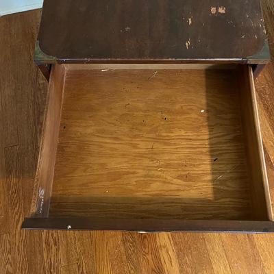 Drexel Heritage Campaign Style Side Table (B1-BC)