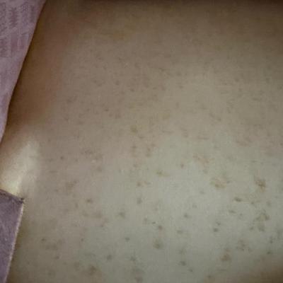 Two Drexel Queen Anne Style Upholstered Wingback Chairs (LR-MG)