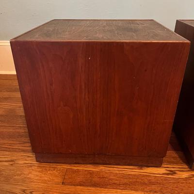 Mid-Century Modern Cube Side Tables (B1-BC)