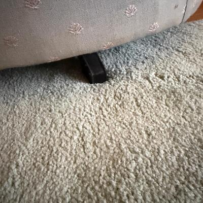 Two Vanguard Upholstered Swivel Chairs (LR-MG)