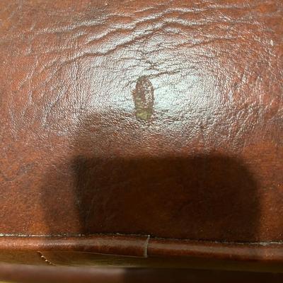 Vinyl Armchair and Ottoman (O-BC)