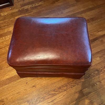 Vinyl Armchair and Ottoman (O-BC)